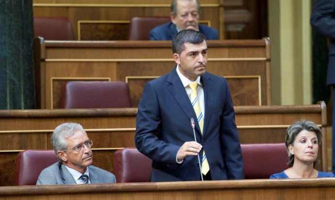 En El Centro, El Diputado Del PP Manuel Domínguez.