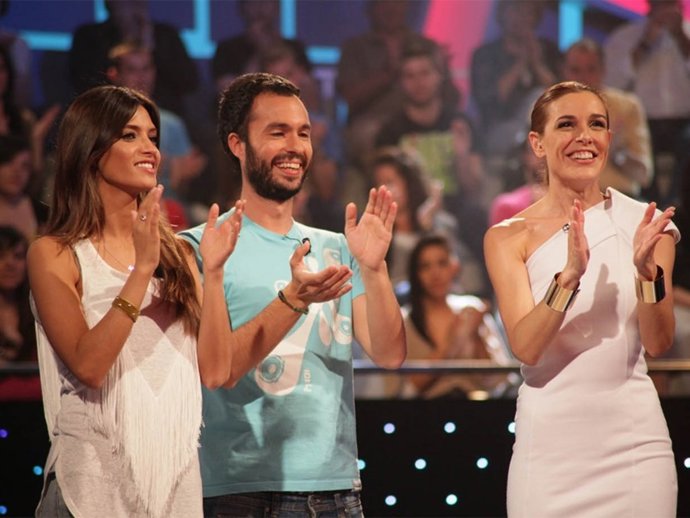 Sara Carbonero, Luis García, Raquel Sánchez Silva En El Cubo