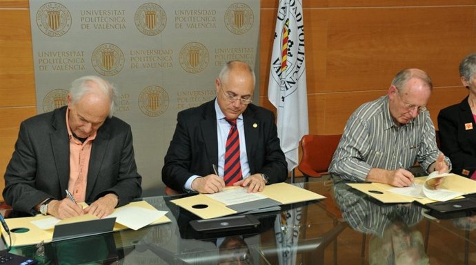 Firma Del Acuerdo Entre La UPV Y GEOSET