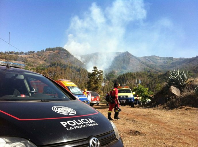 Foto Del Incendio De San Mateo