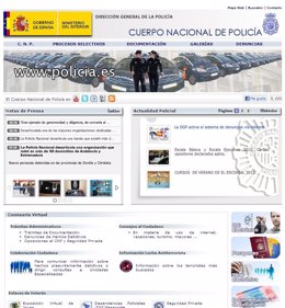 Web De La Policía Nacional