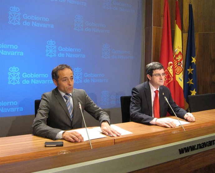 Los Consejeros Juan Luis Sánchez De Muniáin Y José Iribas.