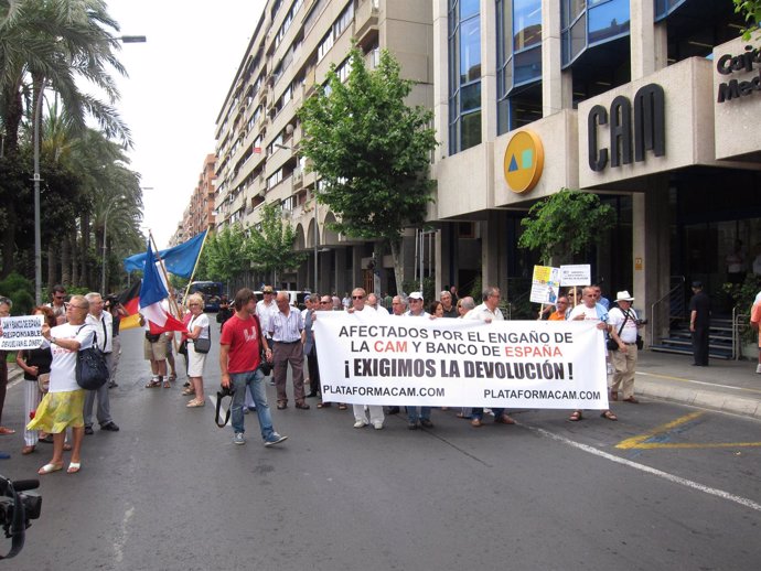 Protesta De La Plataforma CAM