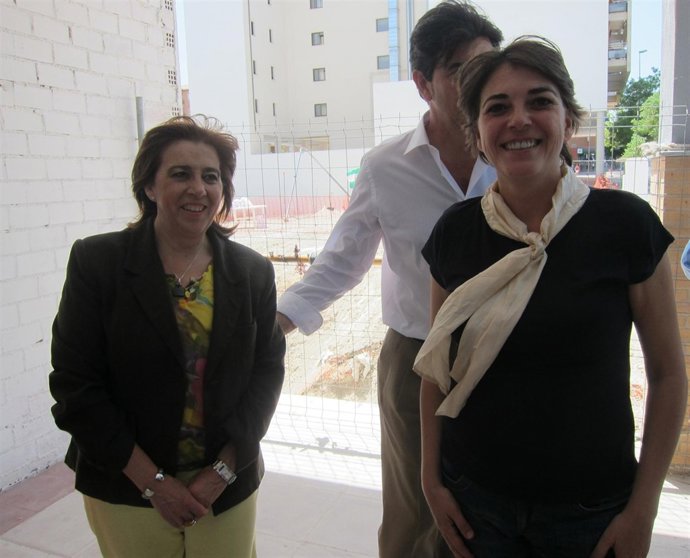 Cortés, Junto A La Delegada Del Gobierno Andaluz, Purificación Gálvez.