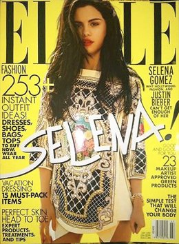 Selena Gomez en la portada de 'Elle' 