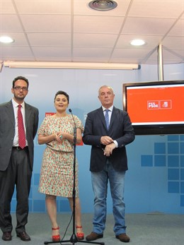 Antonio Hernando, Laura Seara Y Pachi Vázquez