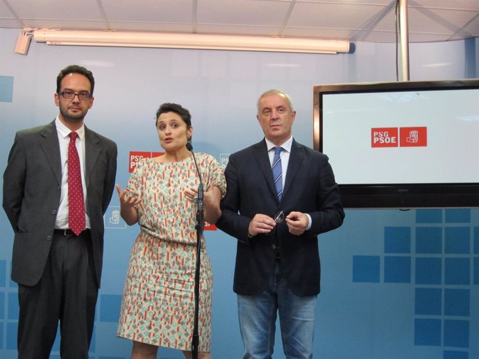 Antonio Hernando, Laura Seara Y Pachi Vázquez (PSOE)
