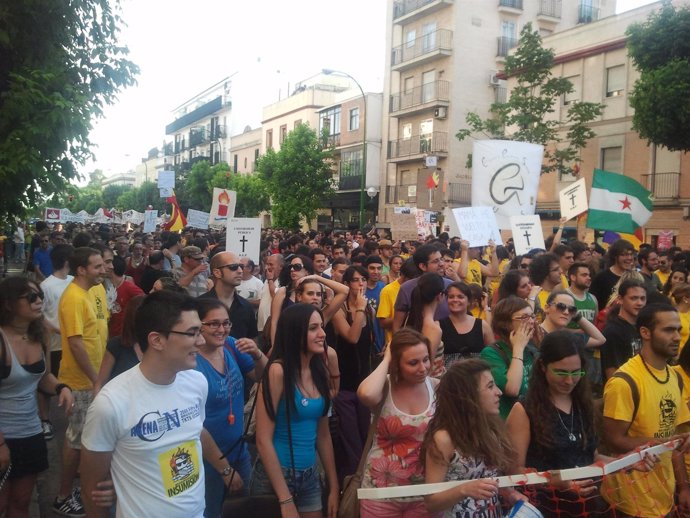 Manifestación En Sevilla El Último Día De Paro Académico De La US