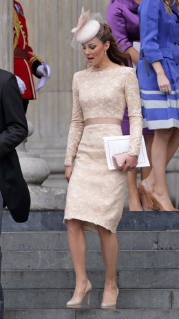 Kate Middleton en el Jubileo de Diamante de la reina Isabel II
