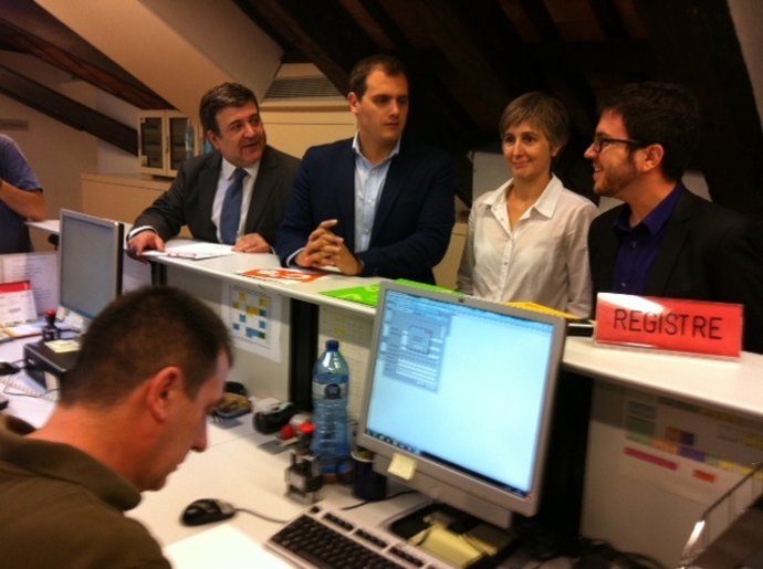 Alfons López Tena, Albert Rivera, Dolors Camats Y Pere Aragonès