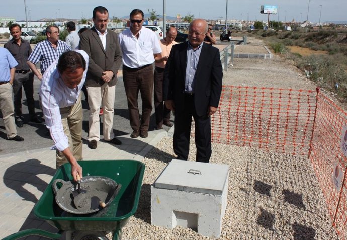 El Alcalde De Murcia, Miguel Ángel Cámara, Coloca La Primera Piedra