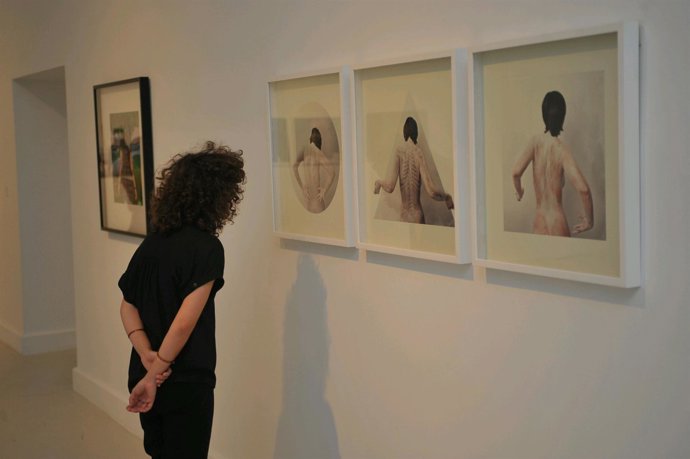 Algunas de las obras del MálagaCrea que se pueden ver en el CAC