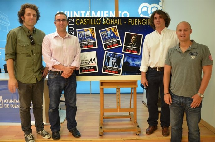 Romero, en la presentación de los conciertos en el castillo Sohail