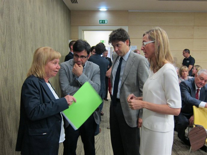 Felgueroso, Pisarello, De La Quadra Y Bleso, Al Inicio De La Jornada.