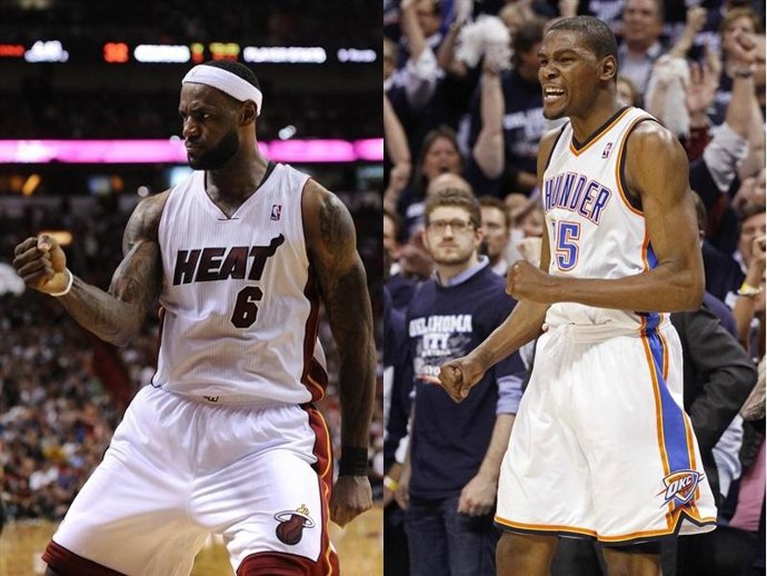 Montaje Lebron James Kevin Durant