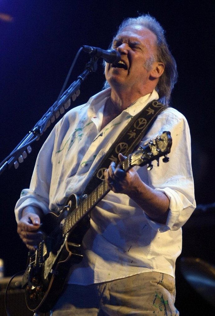 El cantante y compositor Neil Young durante el Rock in Rio en Arganda del Rey 20