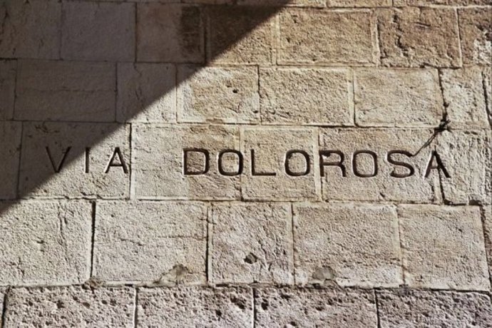 Vía Dolorosa De Jeruslem