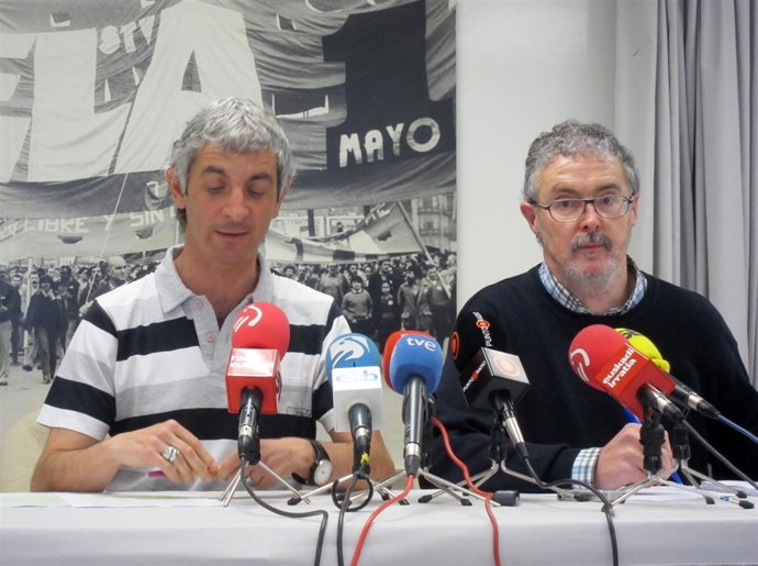 Mikel Noval Y Adolfo 'Txiki' Muñoz (ELA)