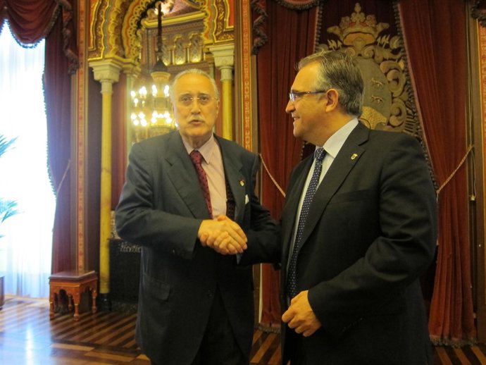 Iñaki Azkuna Y Enrique Maya.