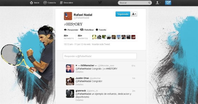 Twitter De Rafael Nadal