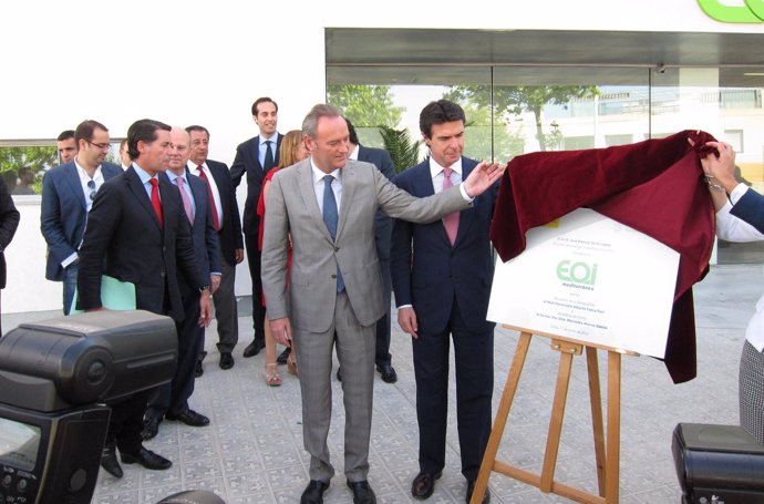Alberto Fabra Y José Manuel Soria, En La Inauguración De La EOI Mediterráneo 
