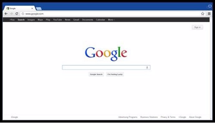 Navegador Google Chrome Estilo Metro Windows 8