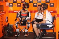 Motociclismo/GP Gran Bretaña.- Stoner (Honda): "En los entrenos de Montmeló dimos un paso adelante"