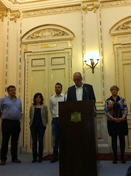 Martin Garitano Con Su Equipo De Gobierno