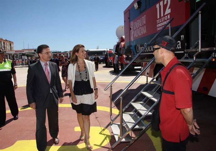 Visita A Los Efectivos Que Trabajarán En La Seguridad De La F-1