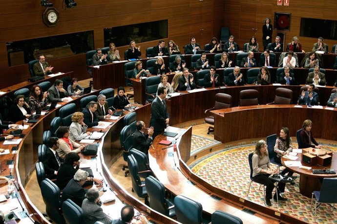 El Alcalde De Leganés, Jesús Gómez, Durante Su Toma De Posesión