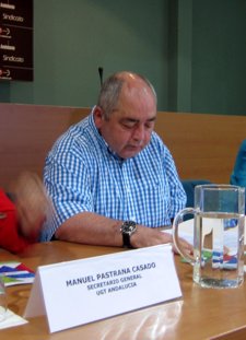 Manuel Pastrana, Hoy En La Sede De UGT-A.
