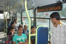 Un Autobús De Ahmedabad Equipado Con La Tecnología De GMV