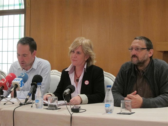 Xabier Lasa, Miren Aranoa, Y Txelui Moreno.