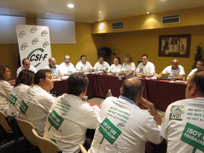 Reunión Del Consejo Autonomico De CSIF-A Para Hablar Del Plan De Ajustes