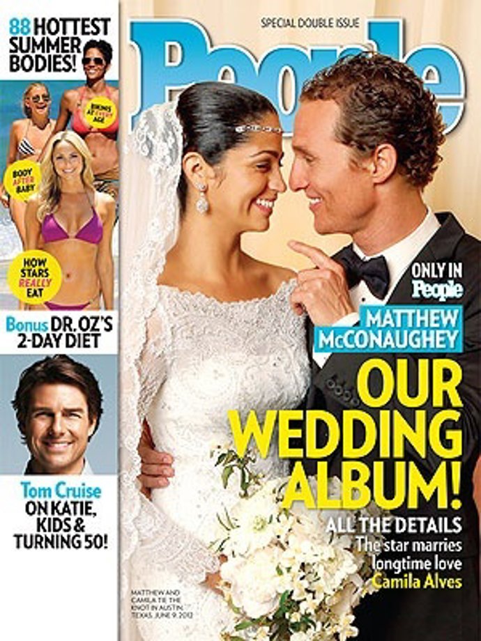 Matthew McConaughey y Camila Alves para People