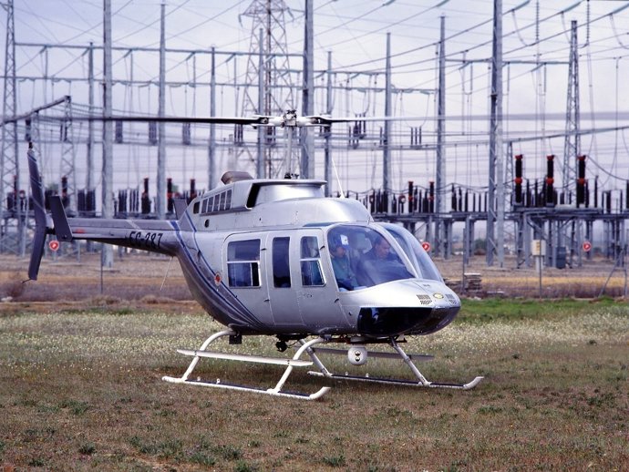 Helicóptero Con Cámara Termográfica