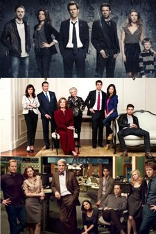 Montaje The Following, Political Animals, The Newsroom