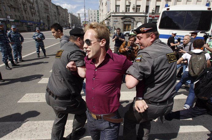 Protestas En Moscú, Rusia