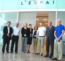 Representantes De La Iata Y De Aeropuertos Internacionales Visitan El Prat