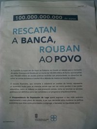 El vicepresidente de la Diputación de Lugo dice que el anuncio contra el rescate lo pagó el grupo provincial del BNG