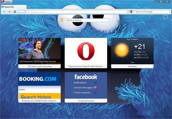 Navegador Web Opera 12