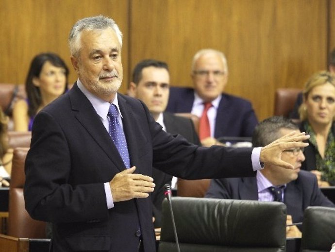 José Antonio Griñán, En El Pleno Del Parlamento