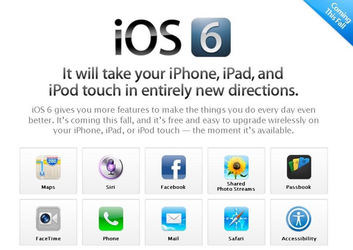 iOS 6 por Apple