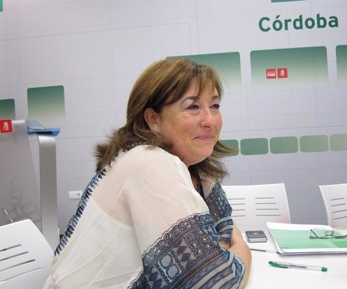 Soledad Pérez En La Sede Del PSOE