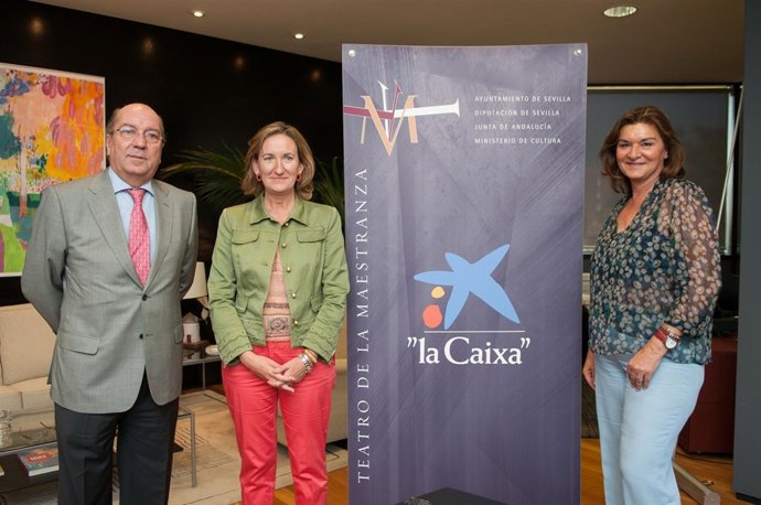  Firma Del Convenio De Patrocinio Entre La Caixa Y El Maestranza