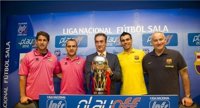 Fútbol sala/Play-off.- Marc Carmona (Barcelona): "Aunque tengamos ventaja, nuestro planteamiento no cambia"