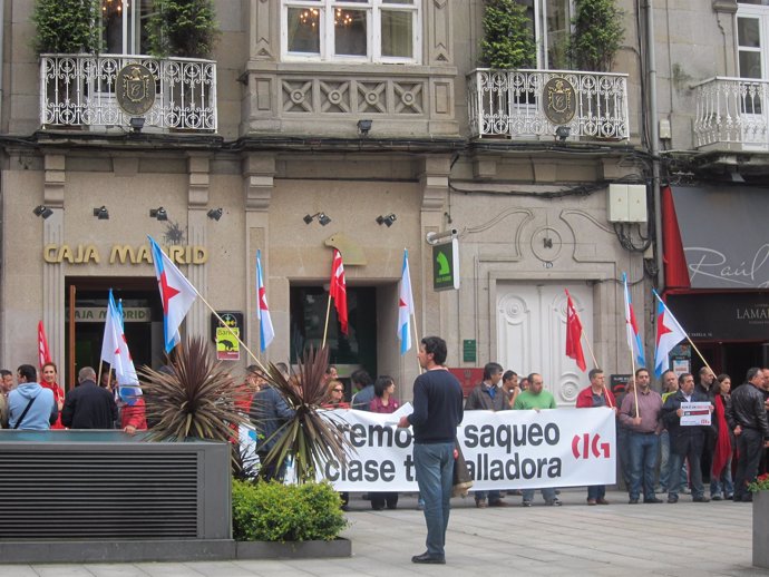 Ocupacion Bankia en Vigo