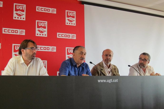 C. Ros, J.M.Àlvarez, J.C.Gallego, J.Cachinero, De UGT Y CCOO