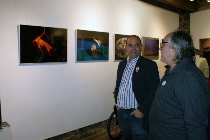 Pedro Diego Con Paco Manzano En La Muestra
