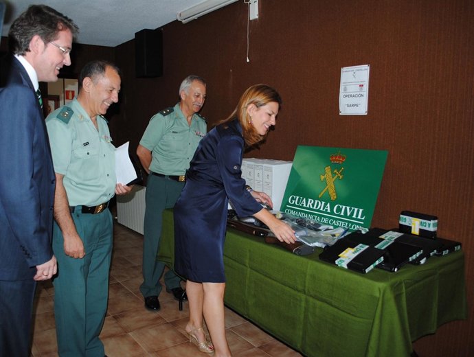 La Delegada Y Responsables De La Guardia Civil Informan De La Operación 'Sarpe'